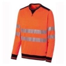 Vêtement de travail SWEAT COL ROND HV LUK-LIGHT ORANGE MARINE Ble