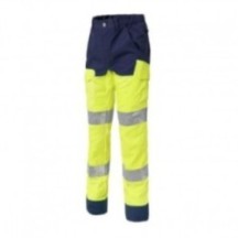 Pantalon de travail PANTALON GEN HV LUKLIGHT JAUNE-MARINE EJ84 Ja
