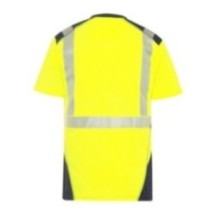 T-shirt de travail TEE-SHIRT JAKARTA MANCHES COURTES JAUNE-MARINE