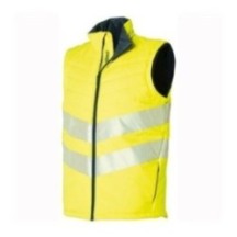 Vêtement de travail BODY WARMER INTEMPERIES HV JAUNE-MARINE Jaune
