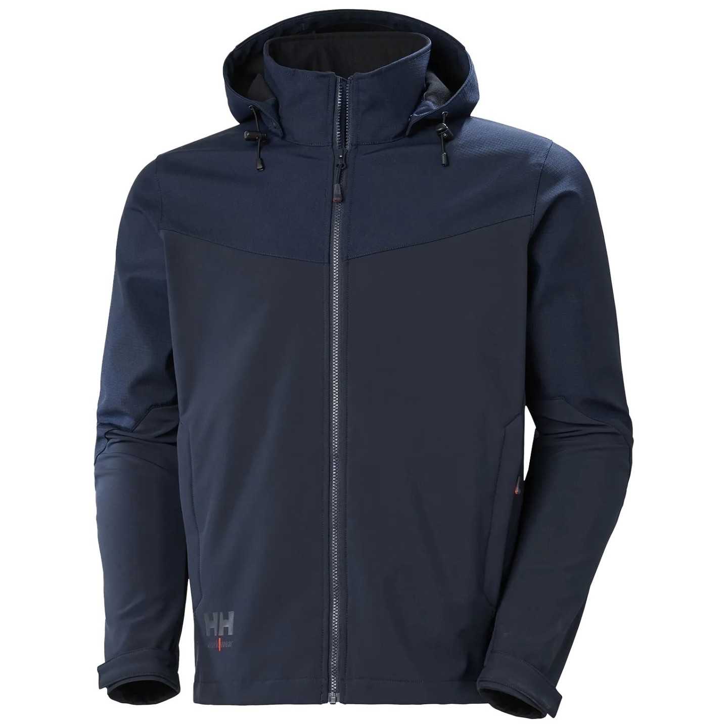 Veste Softshell VESTE SOFTSHELL A CAPUCHE OXFORD NAVY Bleu Marine