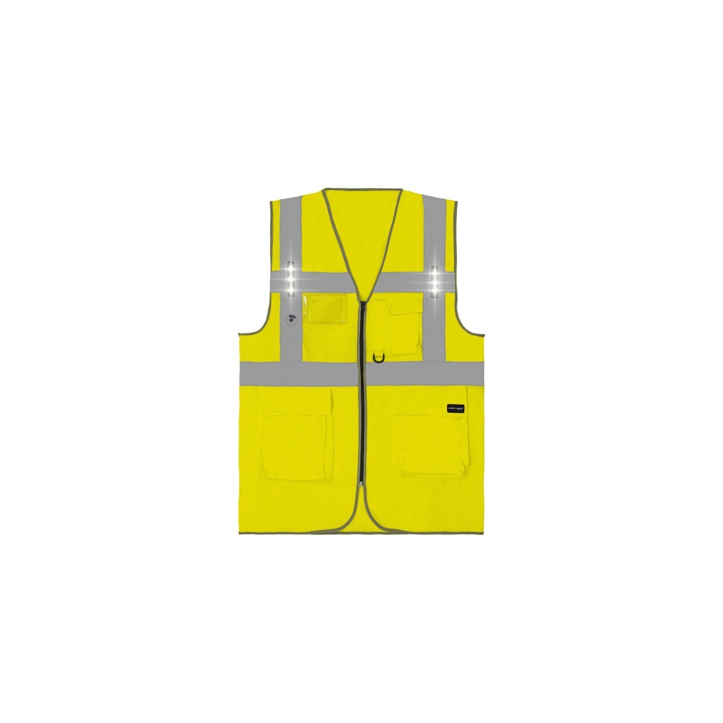 Gilet de travail GILET SAFARI LED JAUNE Jaune Fluo | OdisPro