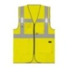 Gilet de travail GILET SAFARI LED JAUNE Jaune Fluo | OdisPro