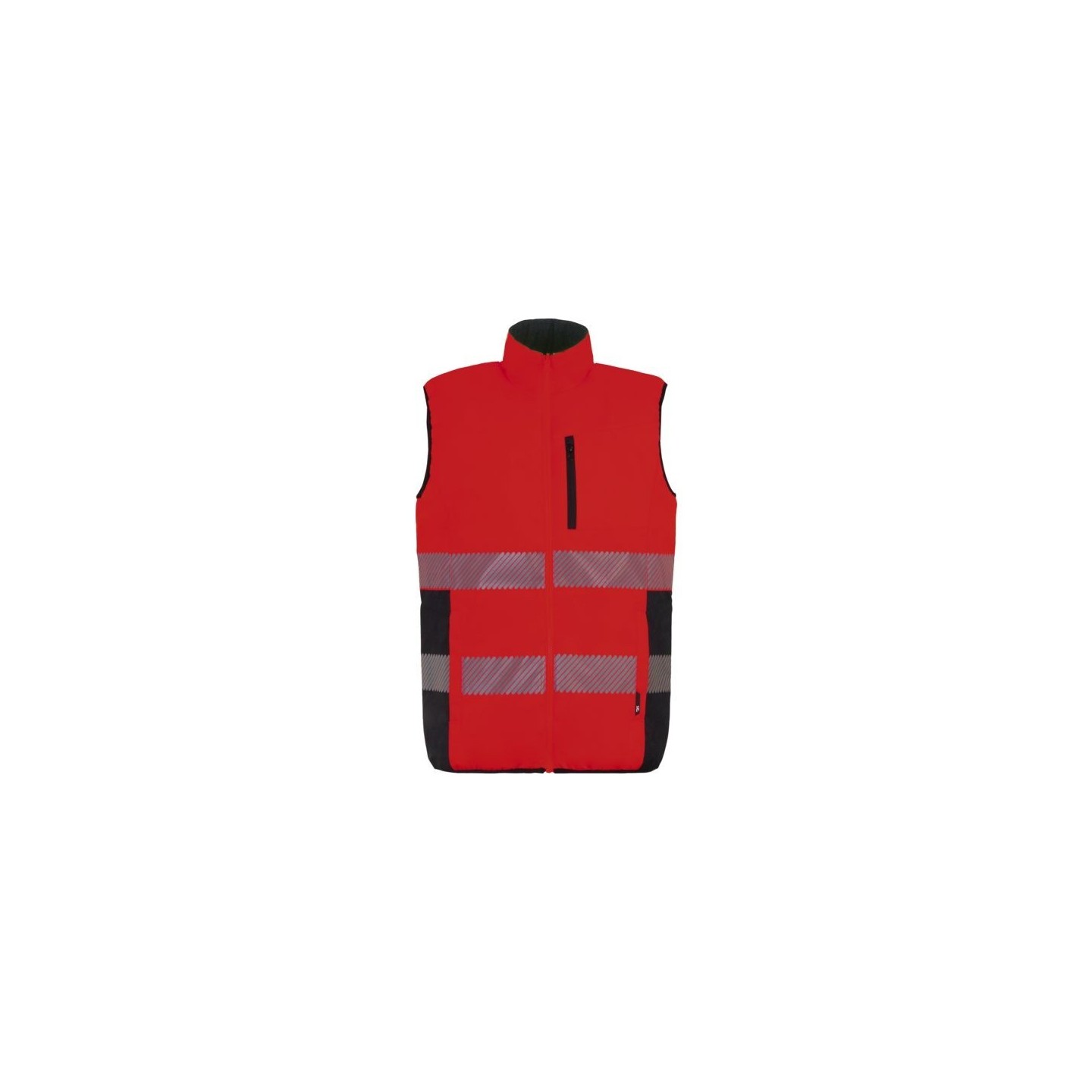 Vêtement de travail BODYWARMER NEPAL ROUGE-MARINE Bleu Marine hau