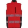 Vêtement de travail BODYWARMER NEPAL ROUGE-MARINE Bleu Marine hau
