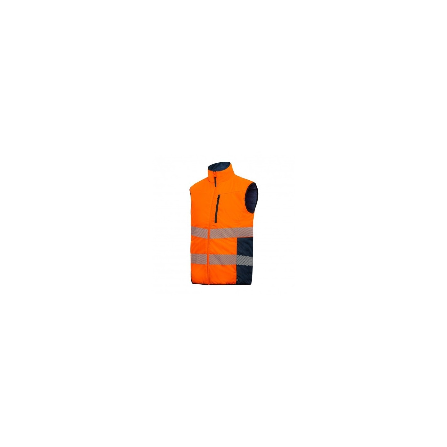 Vêtement de travail BODYWARMER NEPAL ORANGE-MARINE Bleu Marine ha