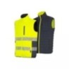 Veste d'atelier VESTE BODYWARMER NEPAL1 JAUNE-MARINE Jaune Fluo h