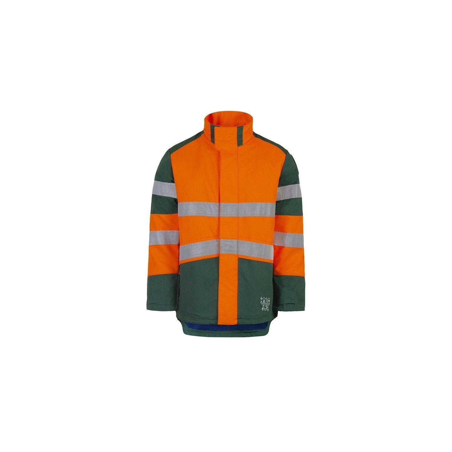 Vêtement de travail PARKA ODIN ORANGE/VERT Orange Fluo haute rési