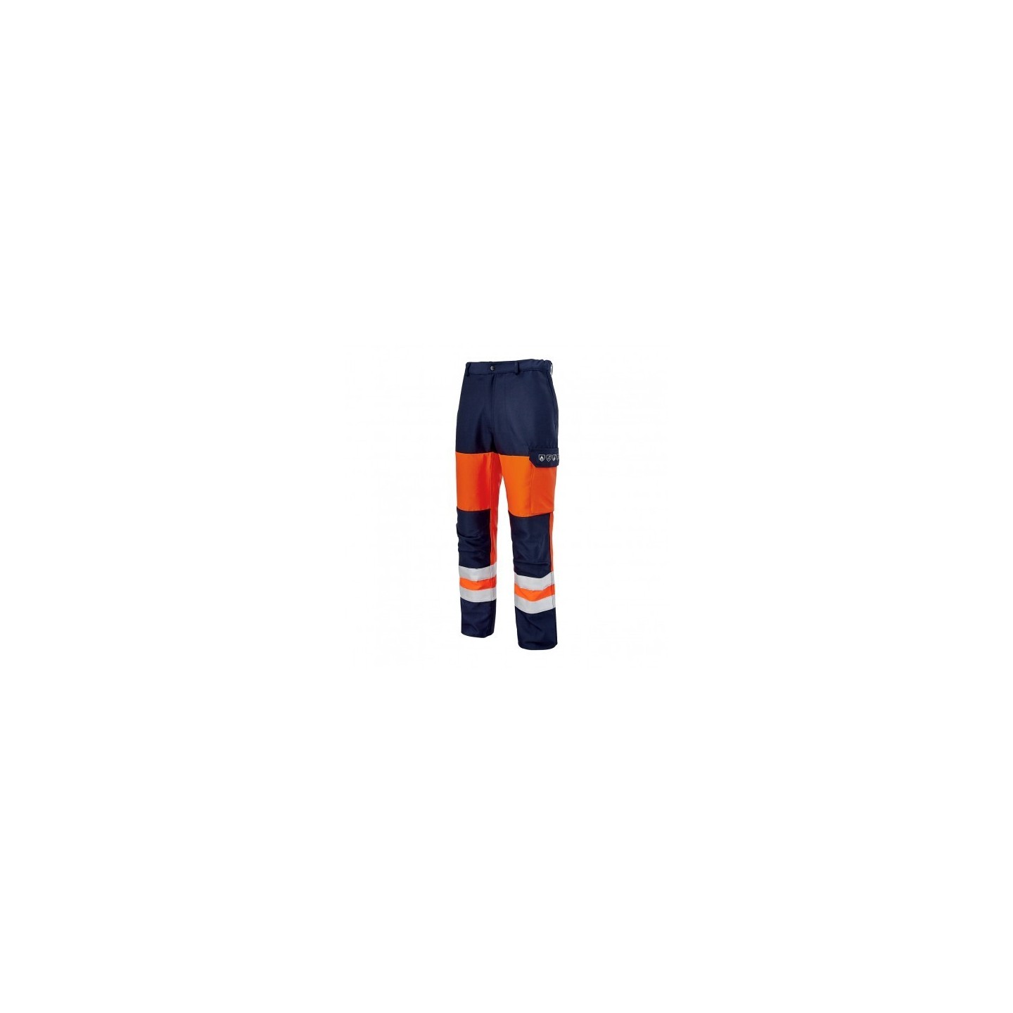 Pantalon de travail PANTALON MULTIRISQUES SAFELINE HV ORANGE-MARI