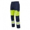 Pantalon de travail PANTALON MULTIRISQUE SAFELINE HV JAUNE-MARINE