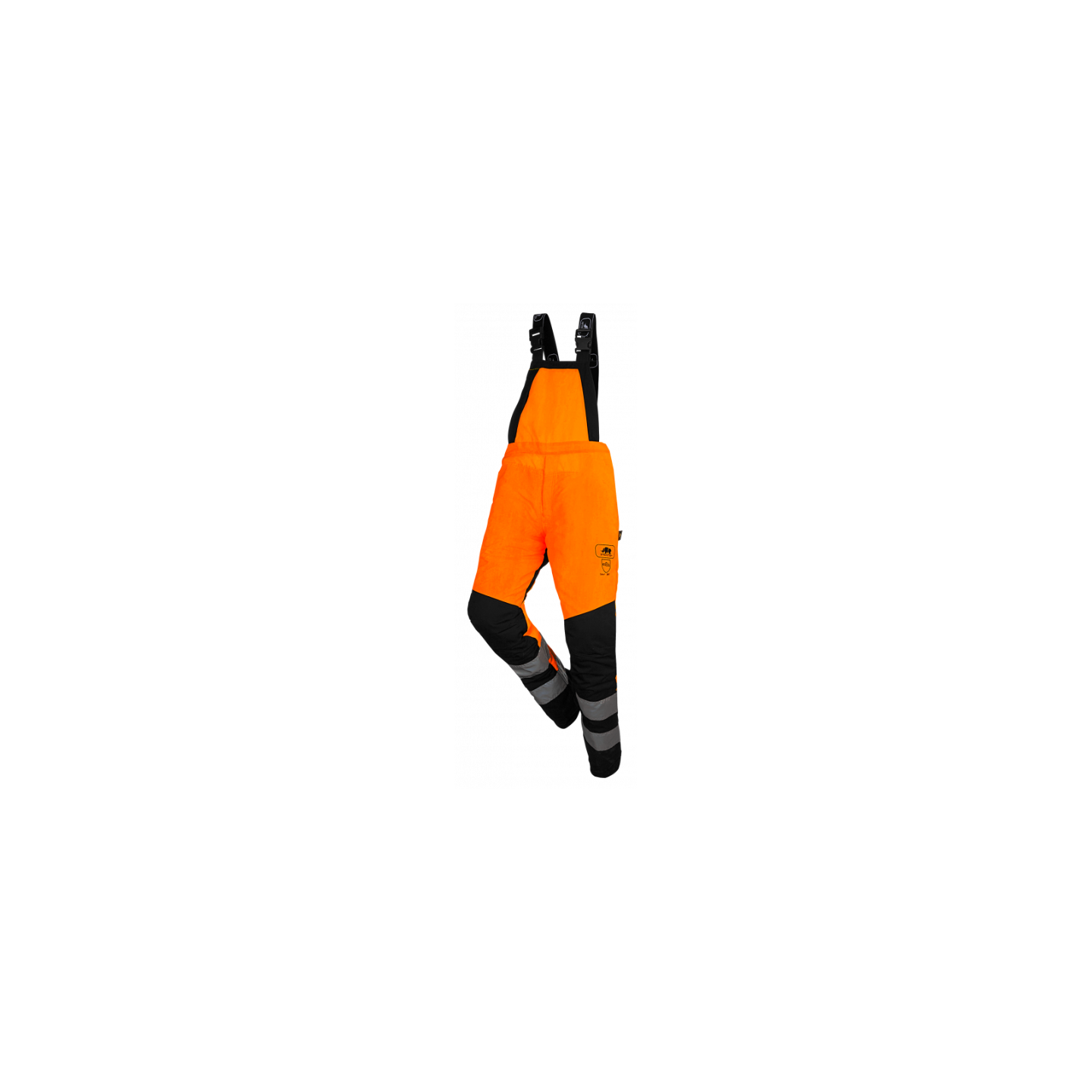 Cotte de travail COTTE BASE HV ASPIN FLASH ORANGE-NOIR Noir h