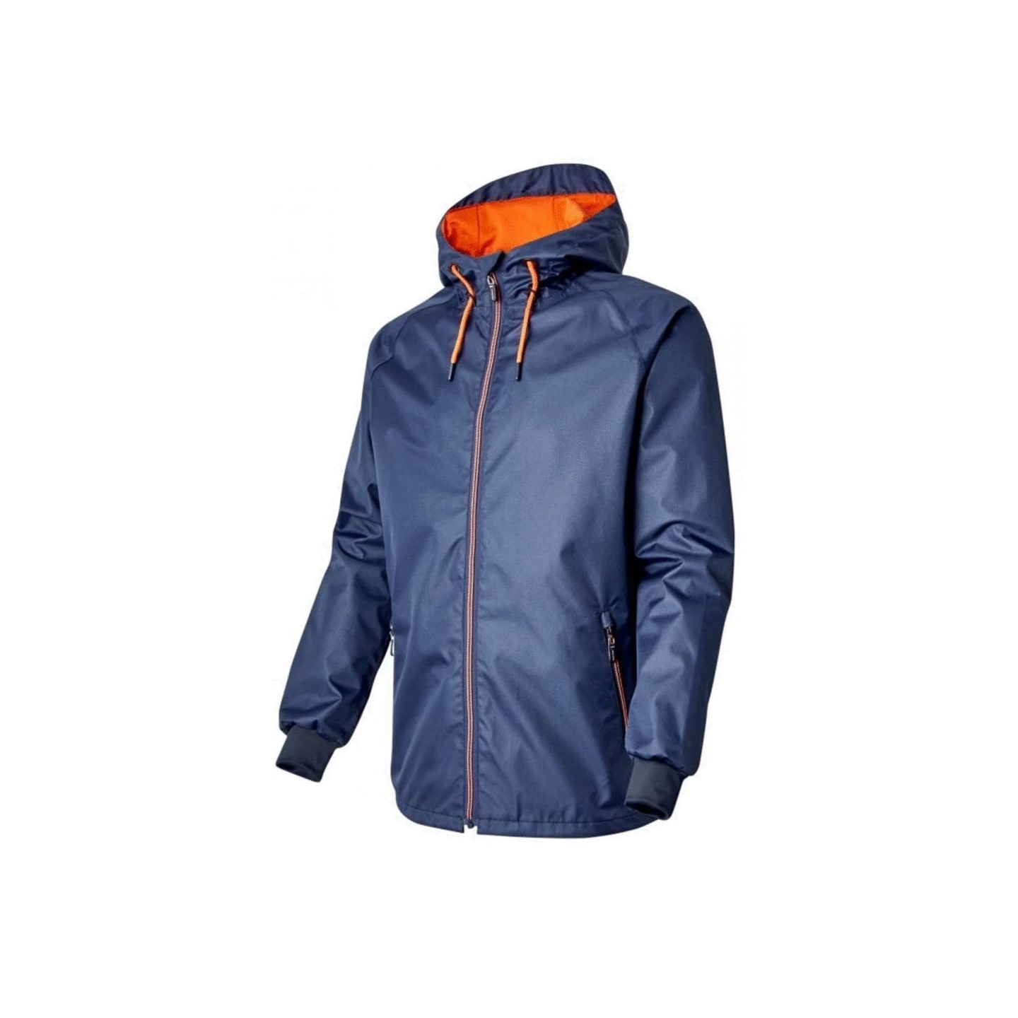 Vêtement de travail COUPE VENT WIND MARINE-ORANGE Bleu Marine hau