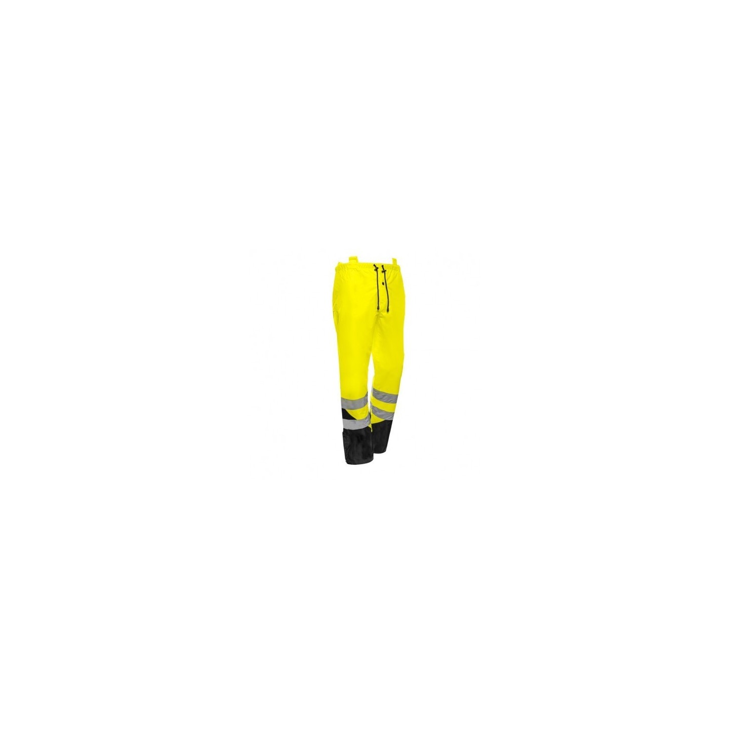Pantalon de travail PANTALON DE PLUIE SPEED JAUNE-NOIR Noir haute