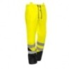 Pantalon de travail PANTALON DE PLUIE SPEED JAUNE-NOIR Noir haute