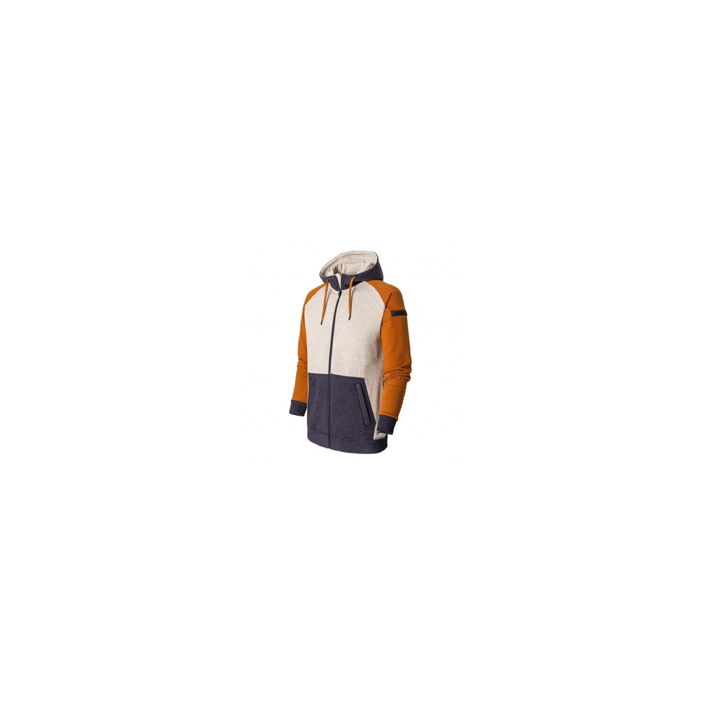 Vêtement de travail SWEAT COLOR BLOCK BLEU-CUMIN Standard haute r