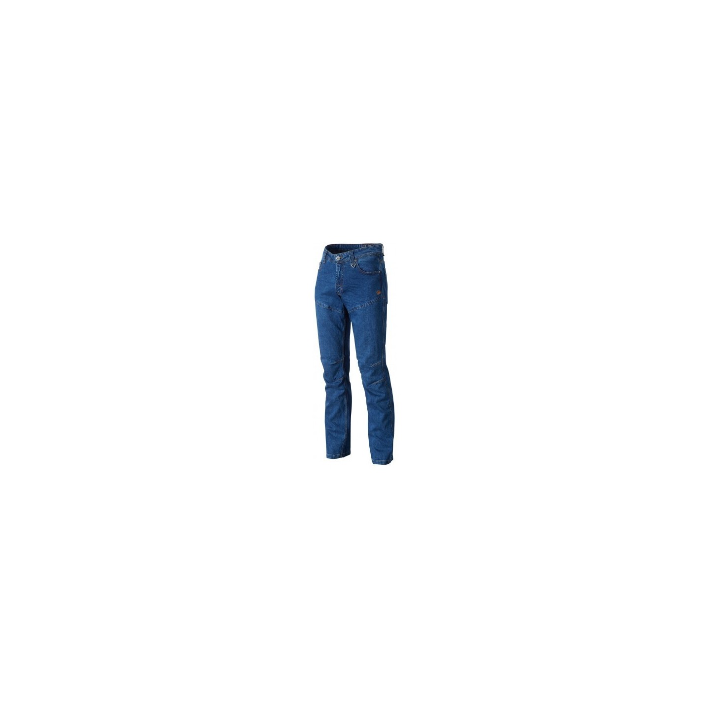 Pantalon de travail PANTALON JEAN DENIM BLUE BLACK Standard haute