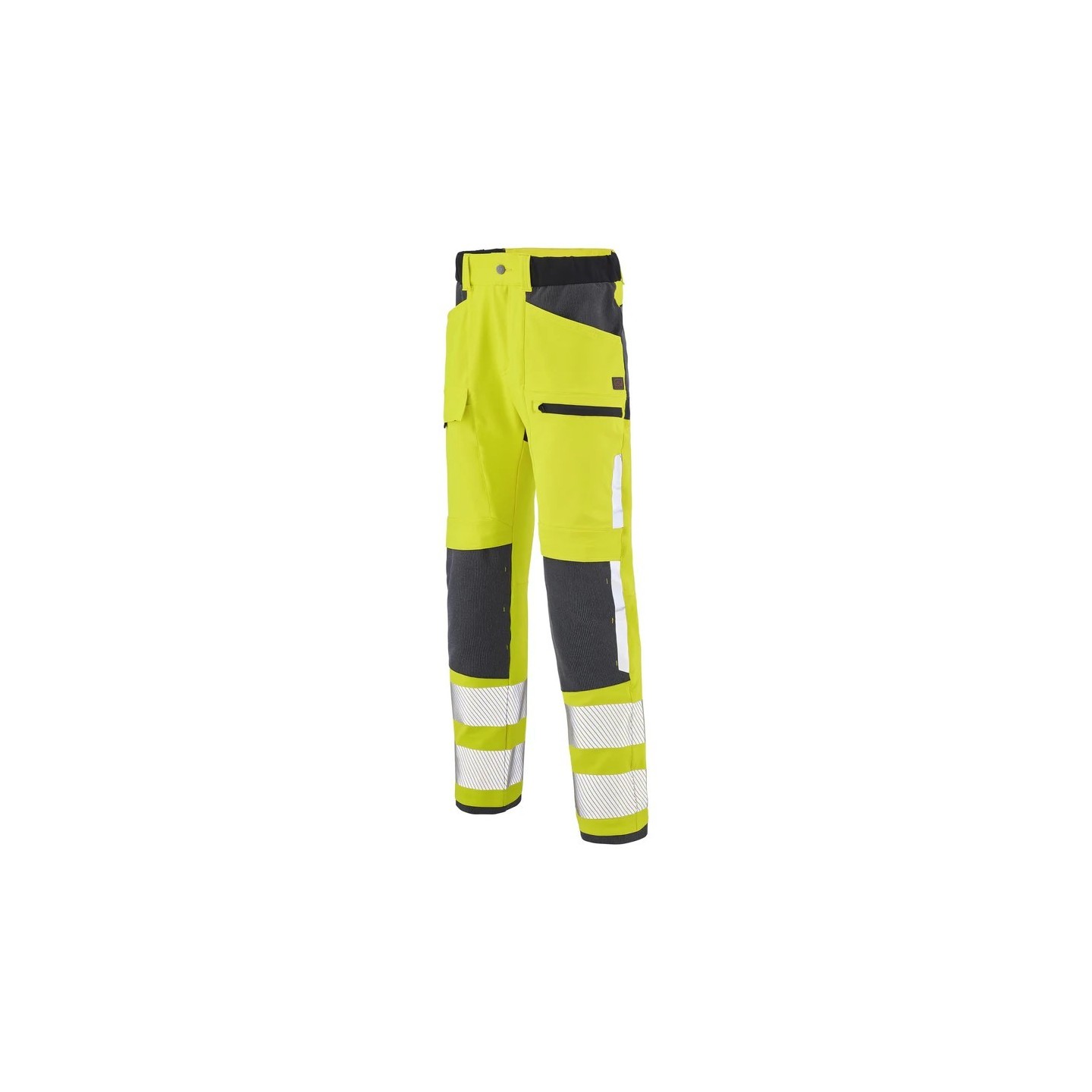 Pantalon de travail PANTALON TWIST HV JAUNE FLUO - CHARCOAL Jaune