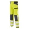 Pantalon de travail PANTALON TWIST HV JAUNE FLUO - CHARCOAL Jaune