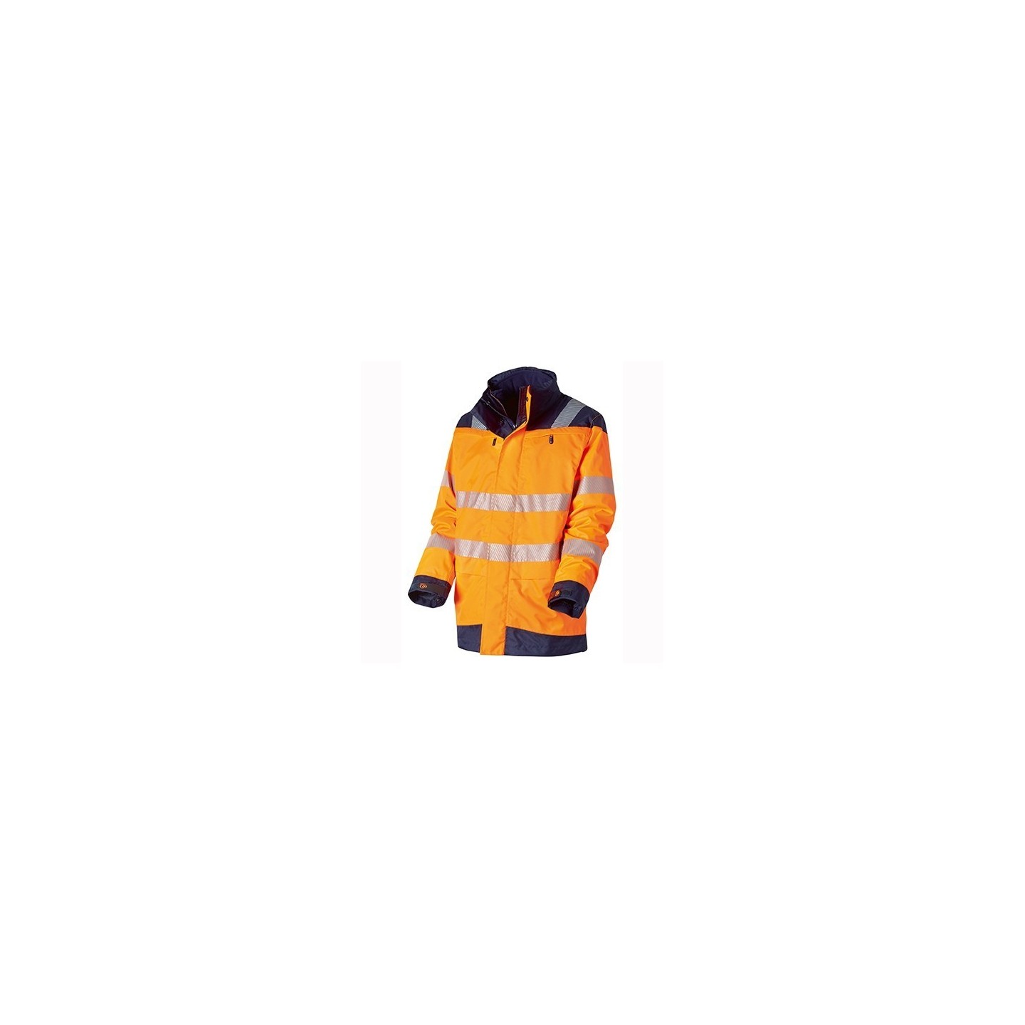Vêtement de travail PARKA 3EN1 HV LUKLIGHT ORANGE-MARINE Bleu Mar