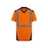 T-shirt de travail TEE-SHIRT BALI ORANGE MARINE Bleu Marine haute