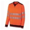 Vêtement de travail SWEAT COL ROND HV LUK-LIGHT ORANGE MARINE Ble