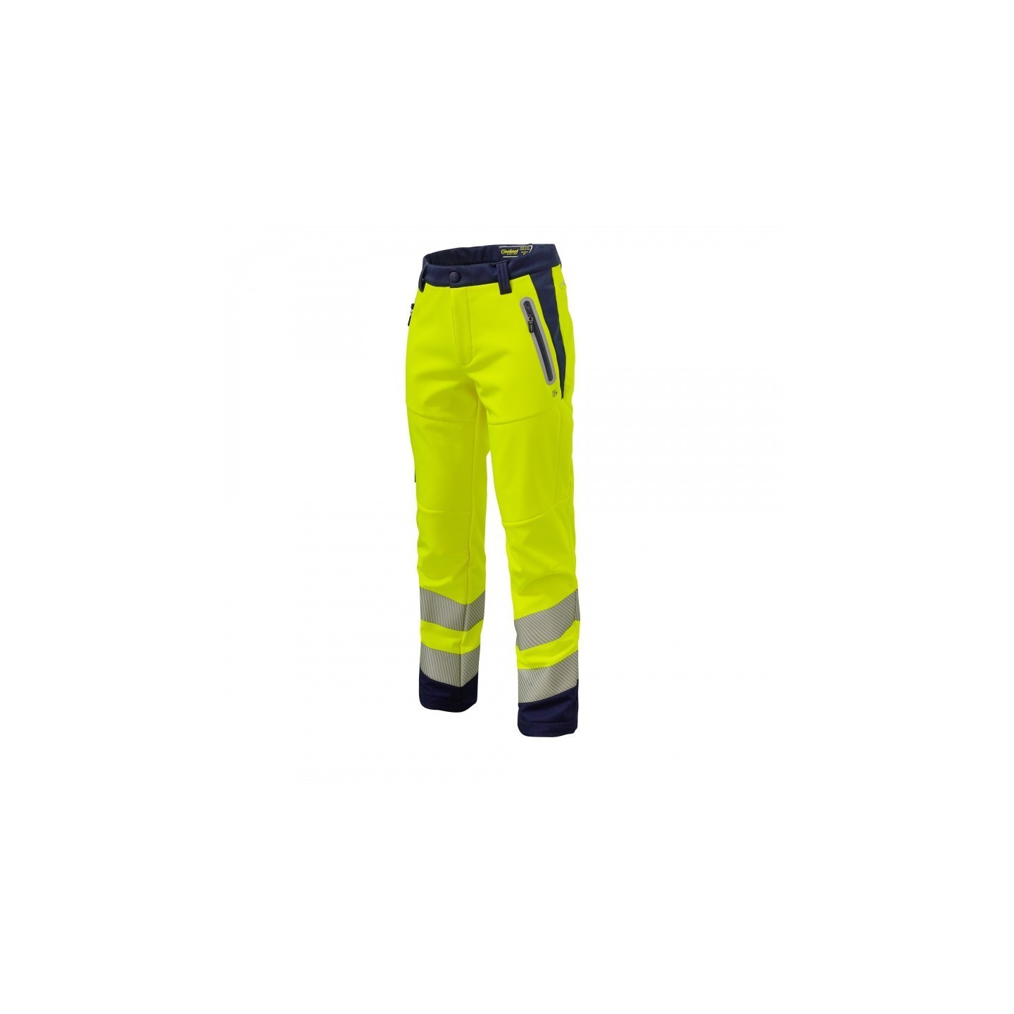 Pantalon de travail PANTALON SOFTSHELL LUKLIGHT IMPHV JAUNE-MARIN