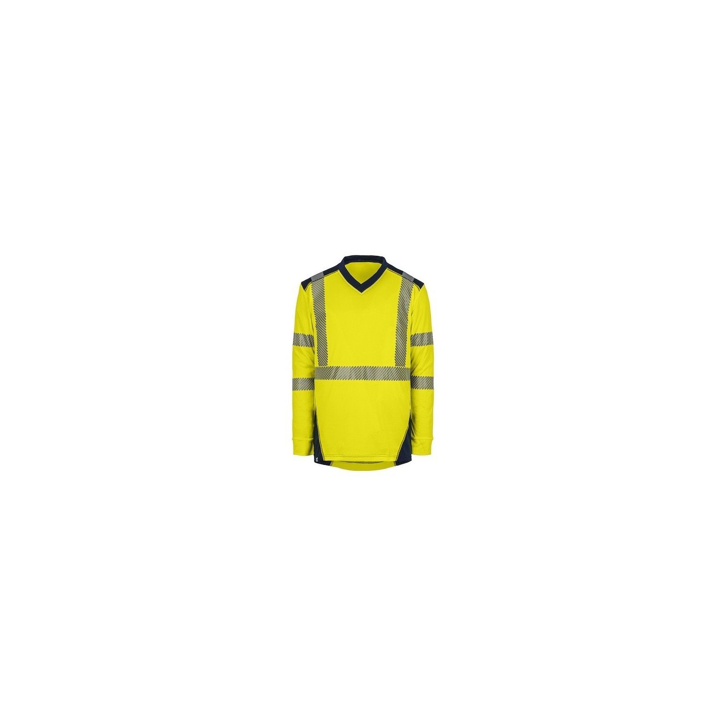 T-shirt de travail TEE-SHIRT BALI MANCHES LONGUES JAUNE MARINE Ja