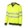 Vêtement de travail Sweat haute visibilité Luk Light col rond jau