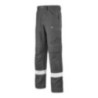 Pantalon de travail PANTALON H BASALTE REFLECT GRIS CHARCOAL Gris