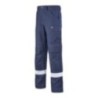 Pantalon de travail PANTALON H BASALTE REFLECT BLEU MARINE Bleu M