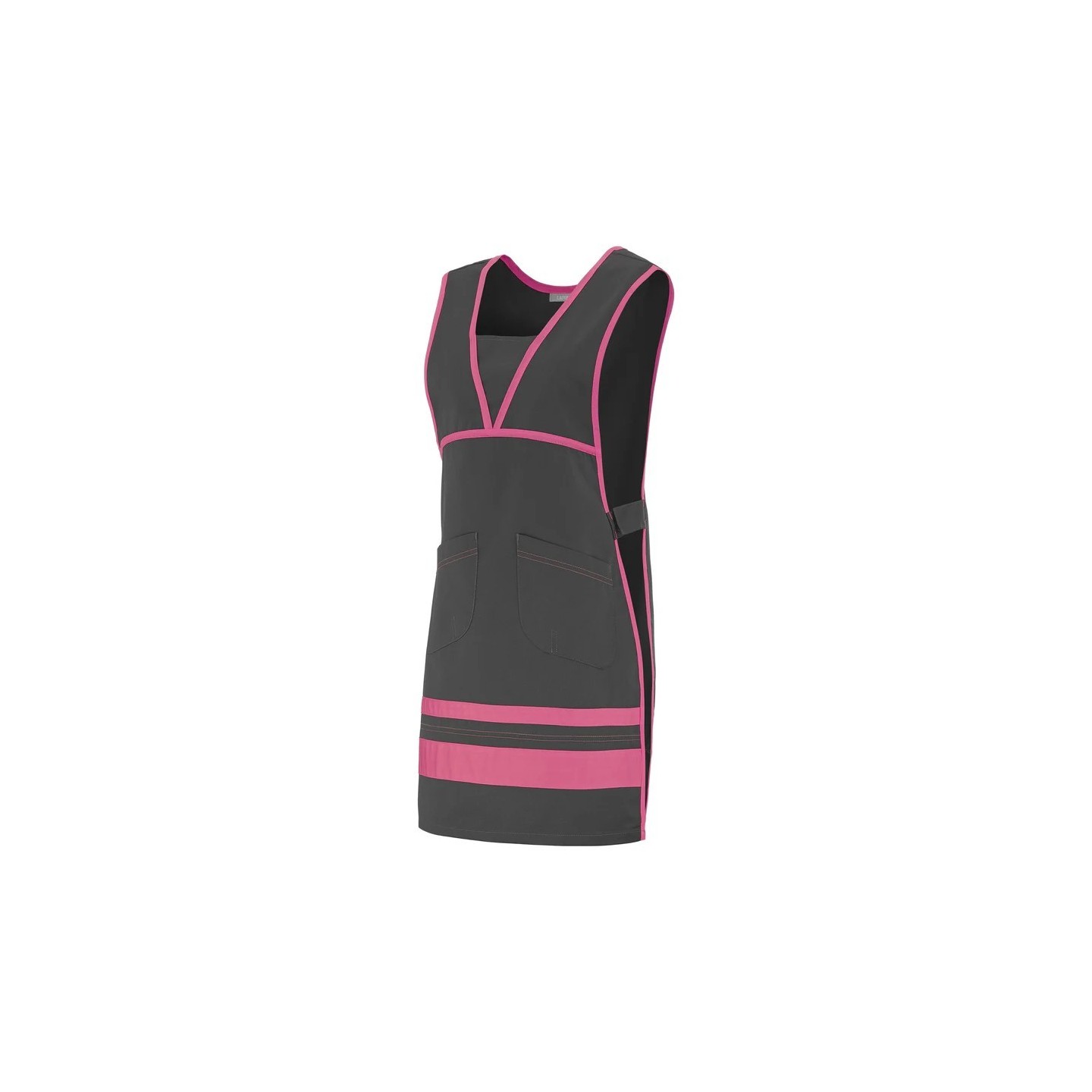 Vêtement de travail CHASUBLE MÉLIE CHARCOAL - ROSE Standard haute