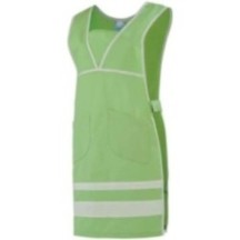 Vêtement de travail CHASUBLE MÉLIE VERT POMME - BLANC Vert haute