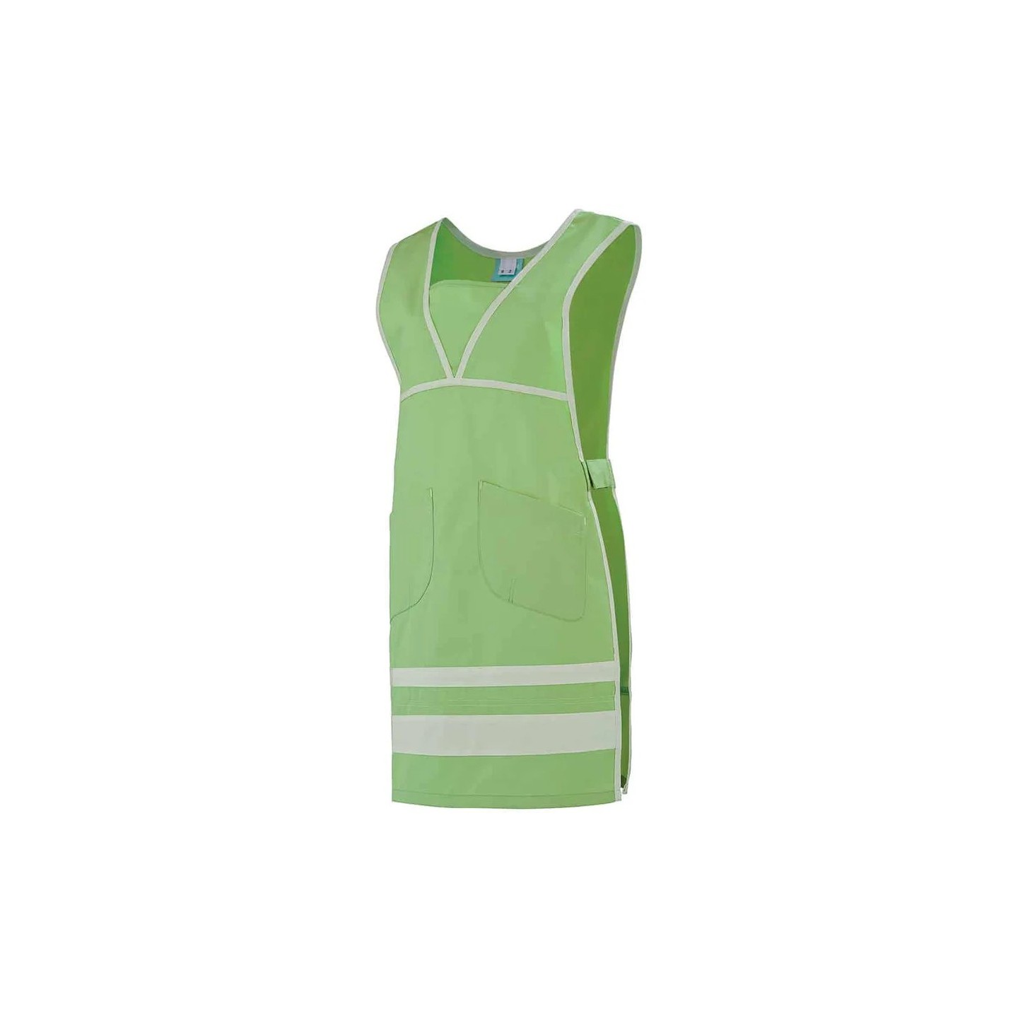 Vêtement de travail CHASUBLE MÉLIE VERT POMME - BLANC Vert haute