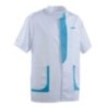 Vêtement de travail TUNIQUE HOMME LEE BLANC - TURQUOISE Blanc hau
