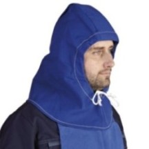Vêtement de travail CAGOULE EN TOILE IGNIFUGEE 100 COT BLEU Stand