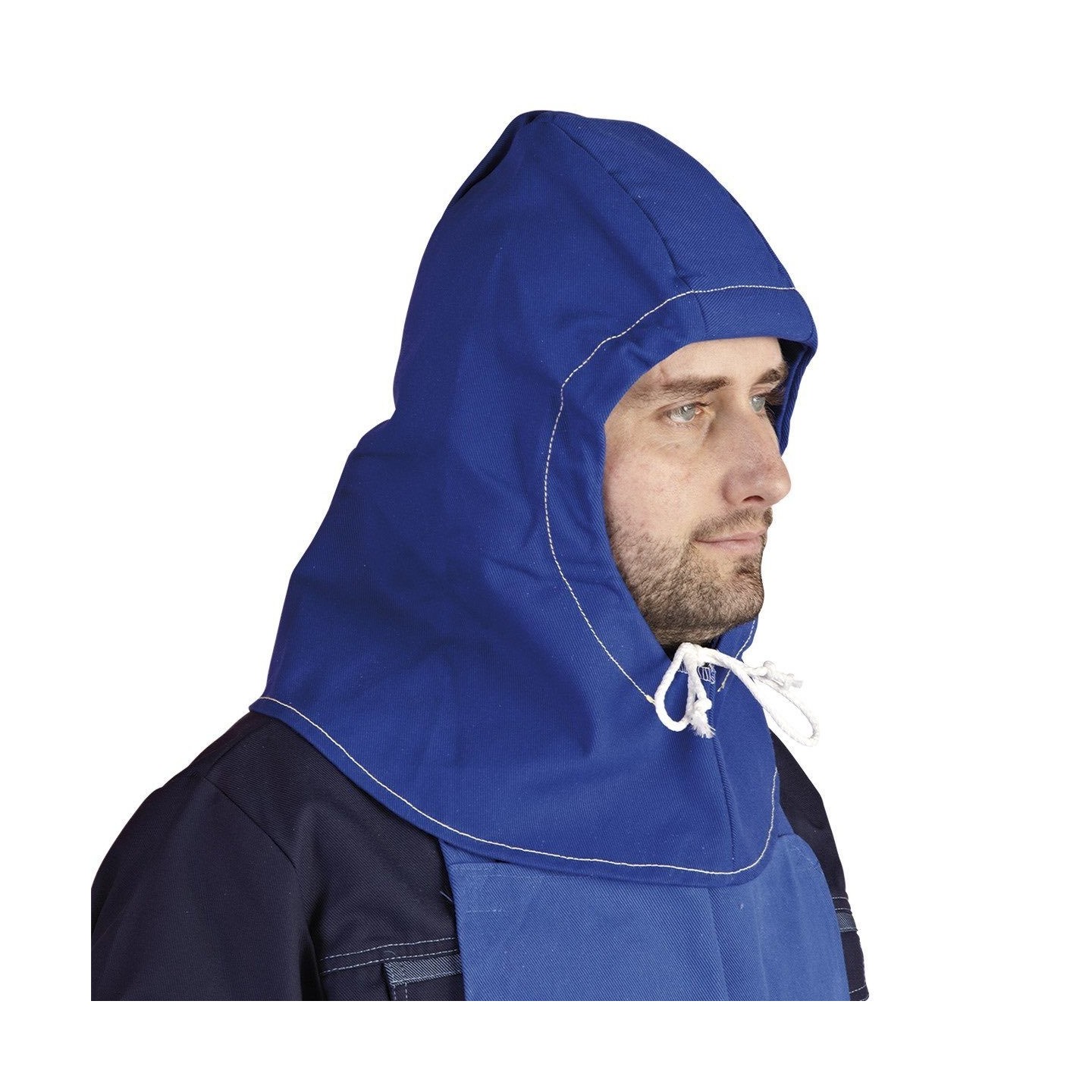 Vêtement de travail CAGOULE EN TOILE IGNIFUGEE 100 COT BLEU Stand