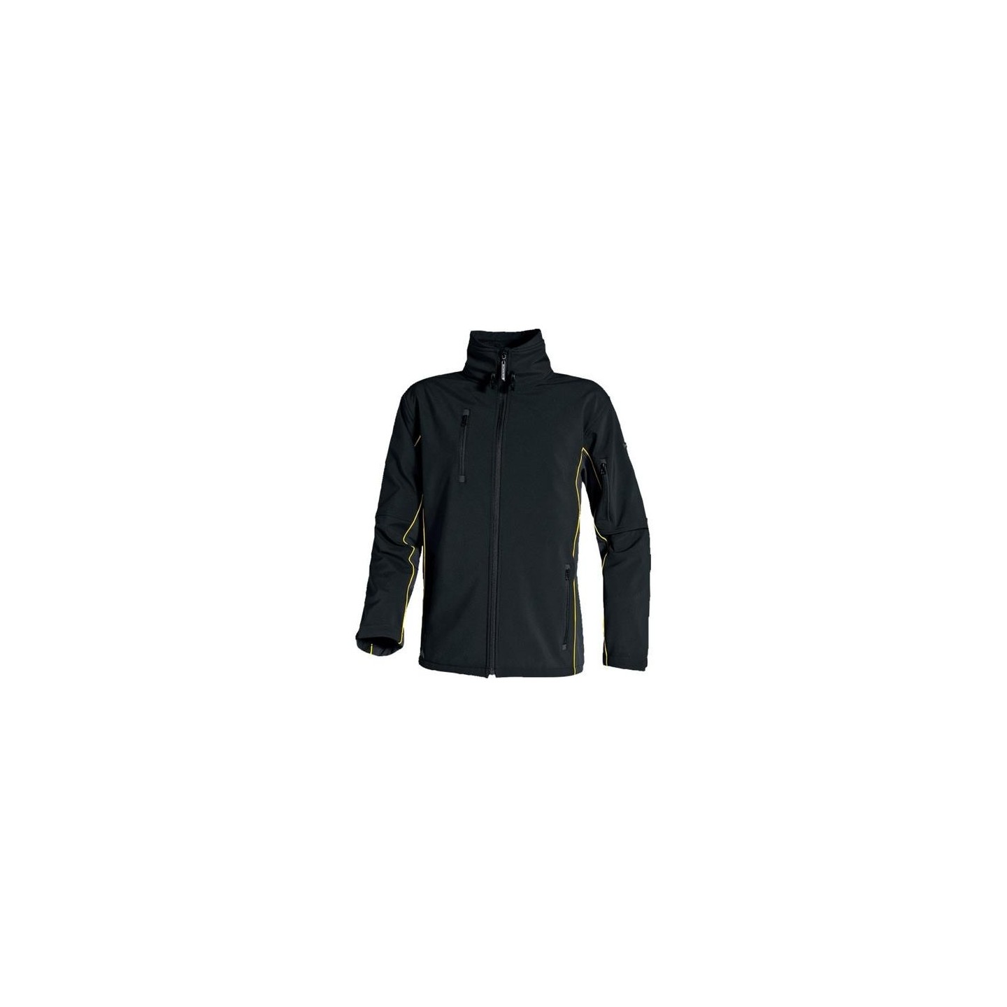 Veste d'atelier VESTE HORTEN NOIR-JAUNE Noir | OdisPro