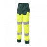 Pantalon de travail PANTALON LUK LIGHT POCHE GENOUX JAUNE - VERT