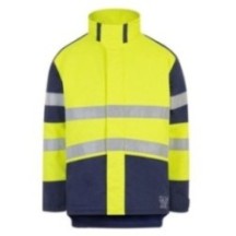 Vêtement de travail PARKA ODIN JAUNE/MARINE Jaune Fluo haute rési