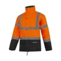 Vêtement de travail PARKA HV MACH ORANGE-NOIR Noir | OdisPro