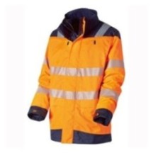 Vêtement de travail PARKA 3EN1 HV LUKLIGHT ORANGE-MARINE Bleu Mar